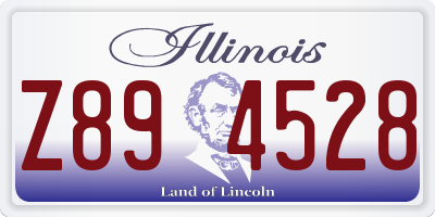 IL license plate Z894528