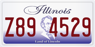 IL license plate Z894529
