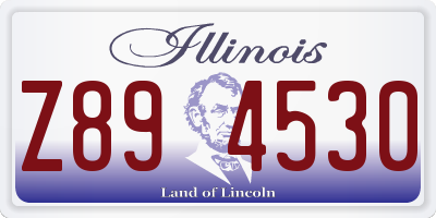 IL license plate Z894530