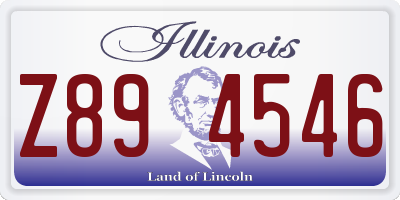 IL license plate Z894546