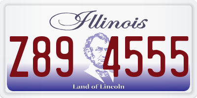 IL license plate Z894555