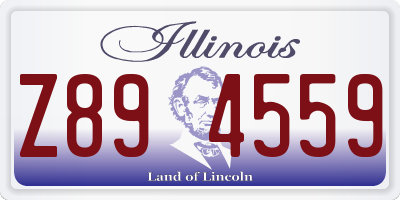 IL license plate Z894559