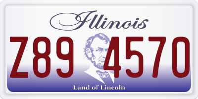 IL license plate Z894570