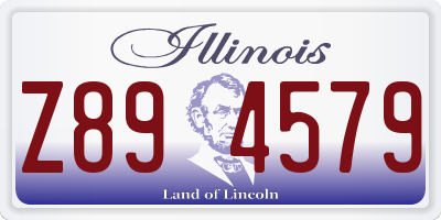 IL license plate Z894579