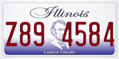 IL license plate Z894584