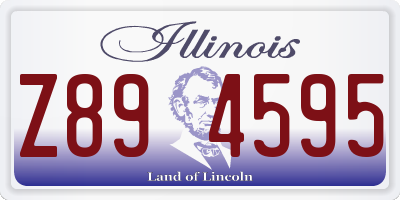 IL license plate Z894595