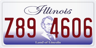 IL license plate Z894606