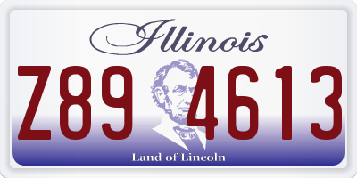 IL license plate Z894613