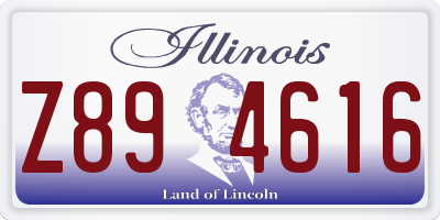 IL license plate Z894616