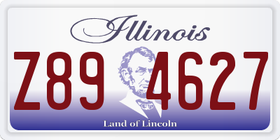 IL license plate Z894627