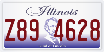 IL license plate Z894628