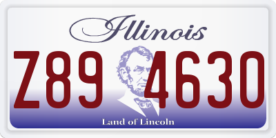 IL license plate Z894630