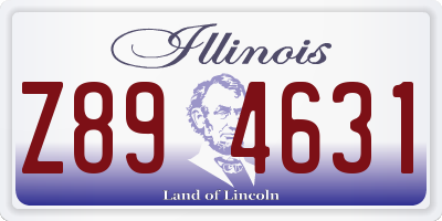 IL license plate Z894631