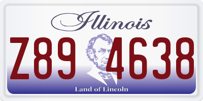IL license plate Z894638