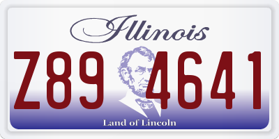 IL license plate Z894641