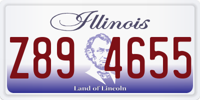 IL license plate Z894655
