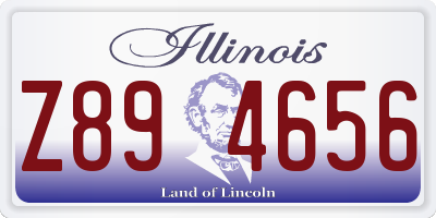 IL license plate Z894656