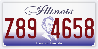 IL license plate Z894658