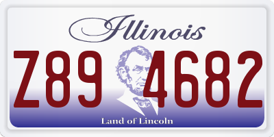 IL license plate Z894682
