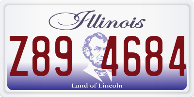 IL license plate Z894684