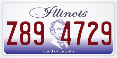 IL license plate Z894729