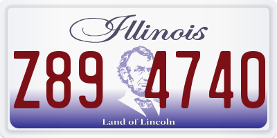 IL license plate Z894740
