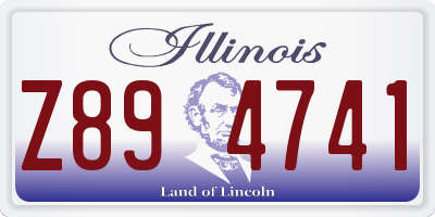 IL license plate Z894741