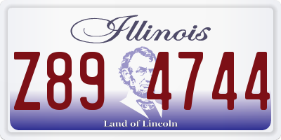 IL license plate Z894744