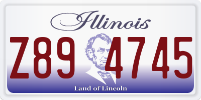 IL license plate Z894745