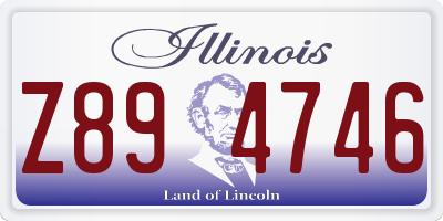 IL license plate Z894746