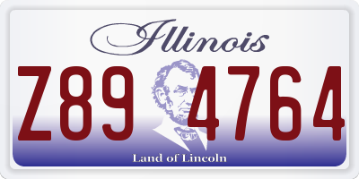 IL license plate Z894764