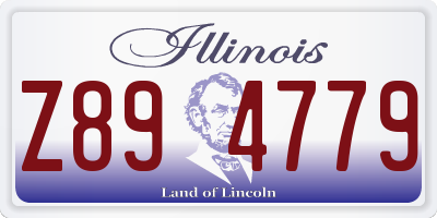 IL license plate Z894779