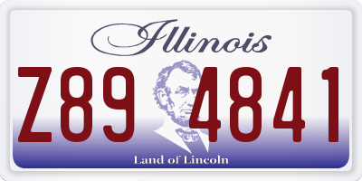 IL license plate Z894841