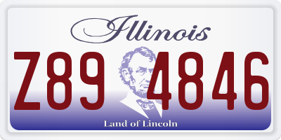 IL license plate Z894846