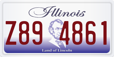 IL license plate Z894861
