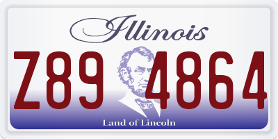 IL license plate Z894864