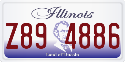 IL license plate Z894886