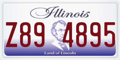IL license plate Z894895