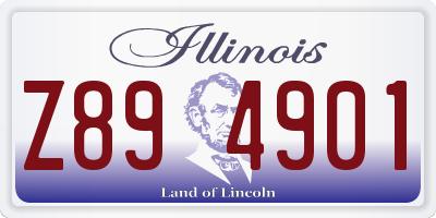 IL license plate Z894901
