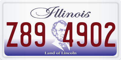 IL license plate Z894902