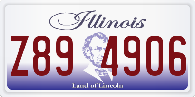 IL license plate Z894906