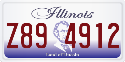 IL license plate Z894912