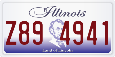 IL license plate Z894941
