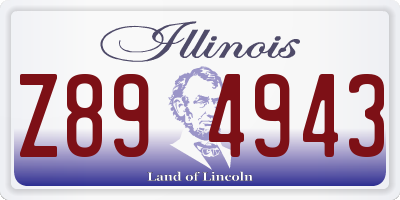 IL license plate Z894943