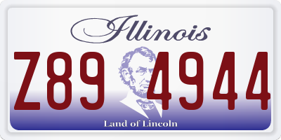 IL license plate Z894944