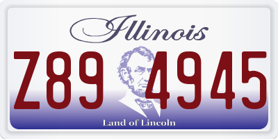 IL license plate Z894945