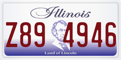 IL license plate Z894946