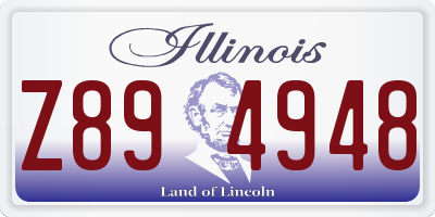 IL license plate Z894948