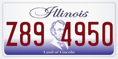 IL license plate Z894950