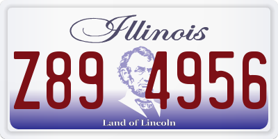 IL license plate Z894956